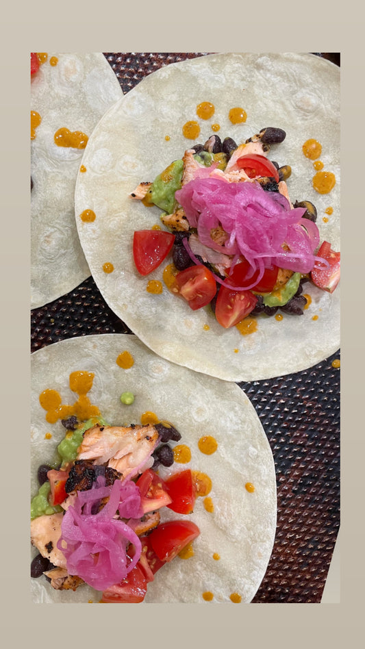 SALMON TACOS